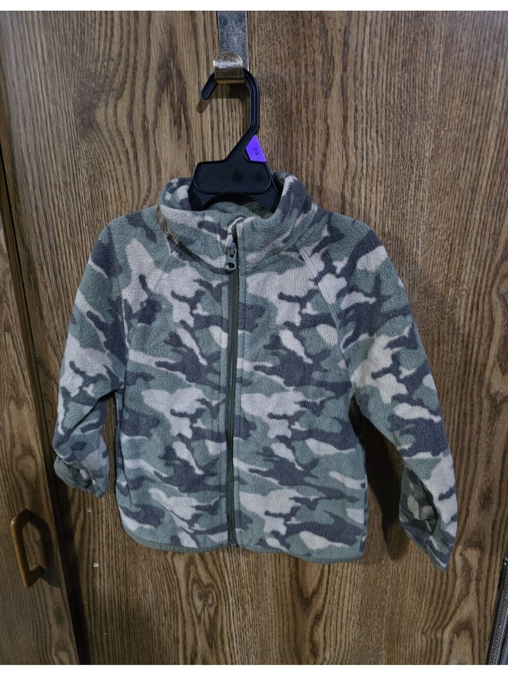 Wonder Nation Green Camoflauge Jacket With Pockets